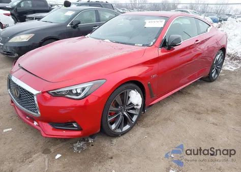 2019 Infiniti Q60 3.0T Red Sport 400 from USA, damaged, VIN JN1FV7EL6KM441086